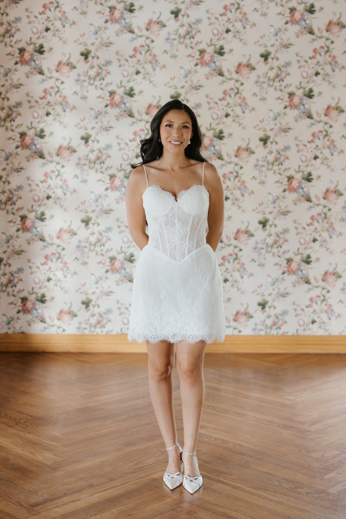 Laura - Lace Corset Bridal Mini