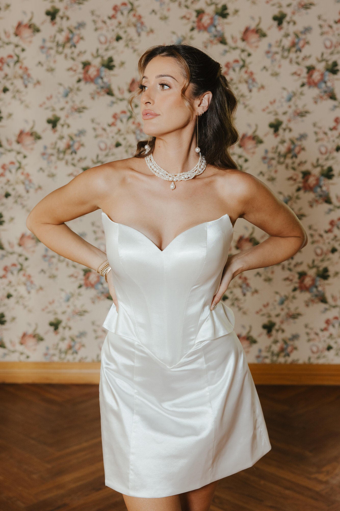 Terra - Satin Corset Bridal Mini